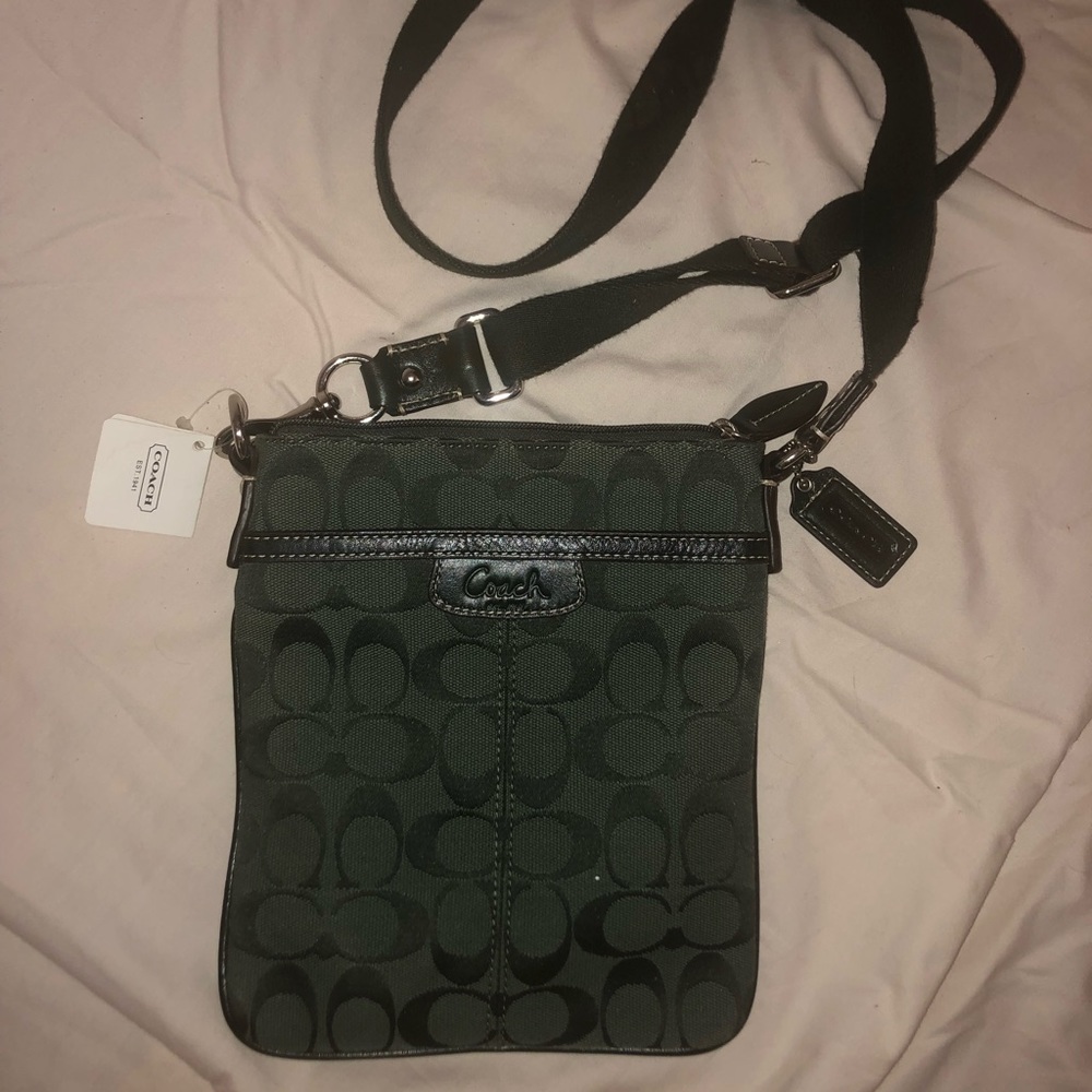 Coach cross body bag w/adjustable strap